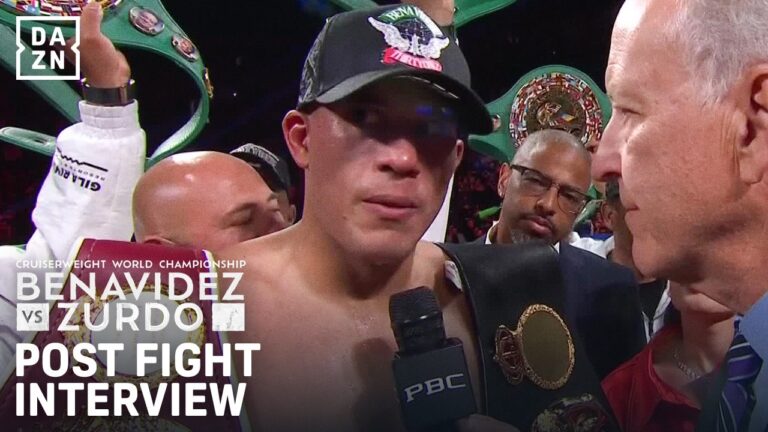 David Benavidez reacts to KNOCKING OUT Zurdo and calls out CANELO and BIVOL! | Post Fight Interview