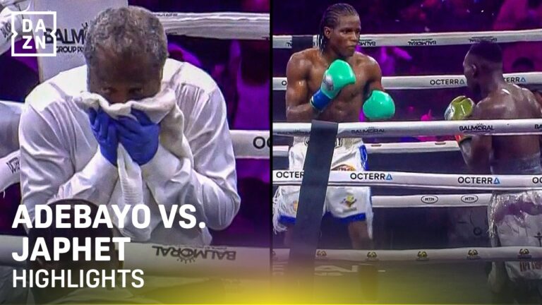Fight Temporarily Stopped By Tear Gas | Basit Adebayo vs. Loren Japhet | Official Fight Highlights