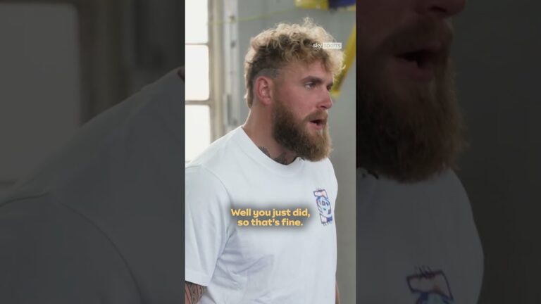 Francis Ngannou welcomes a potential fight against Jake Paul 👀💥  #boxing