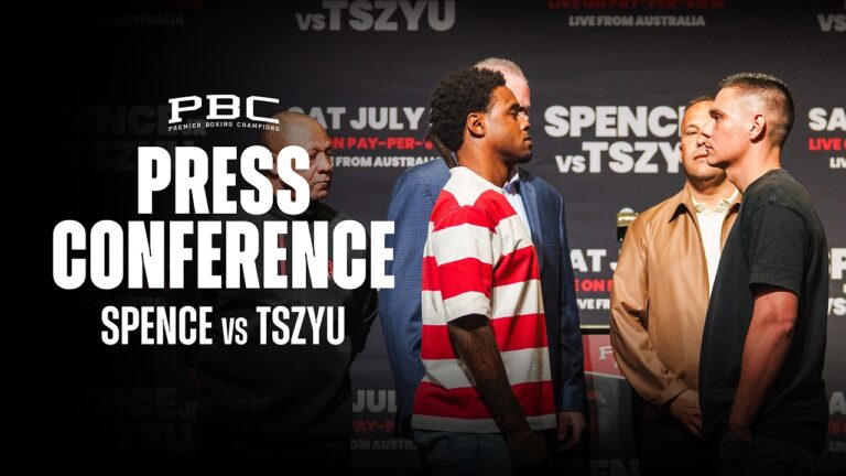 FIGHT ANNOUNCEMENT: Spence vs Tszyu | July 25, 2026