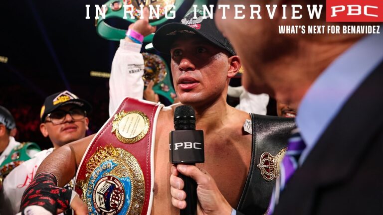 IN RING INTERVIEW: David Benavidez on defeating Zurdo, who’s next, and the face of boxing