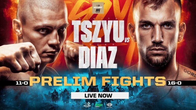 Nikita TSZYU vs Oscar DIAZ PRELIMS LIVE 🔴 | Fight Night Undercard | Tszyucastle