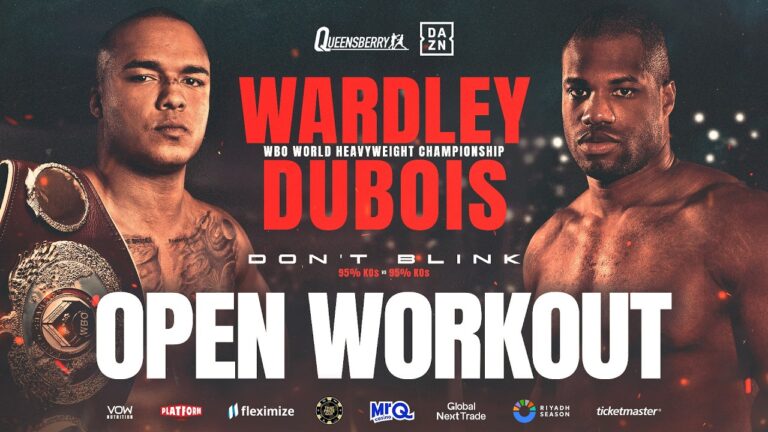 LIVE Open Workout | Fabio Wardley vs Daniel Dubois – Don’t Blink 👁️💥