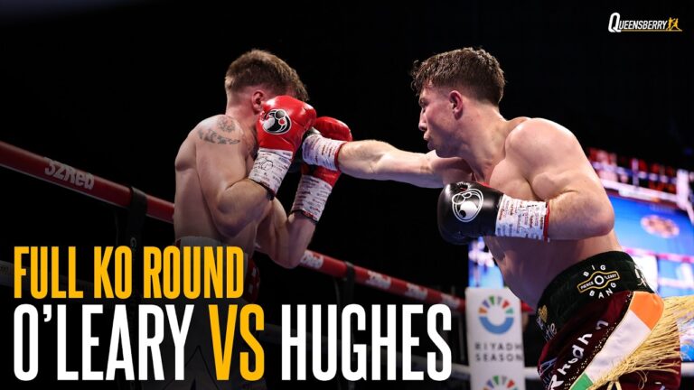 Pierce O’Leary BREAKS Down Maxi Hughes To Win IBO World Title | FULL KO ROUND 🇮🇪💥