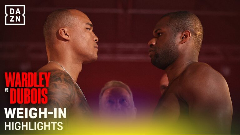 Fabio Wardley vs. Daniel Dubois | Weigh-in Highlights
