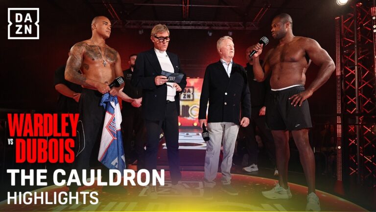 Fabio Wardley and Daniel Dubois enter THE CAULDRON!