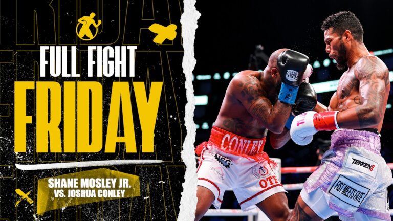 Full Fight | Shane Mosley Jr. vs. Joshua Conley | Gritty battle with high stakes 🥊