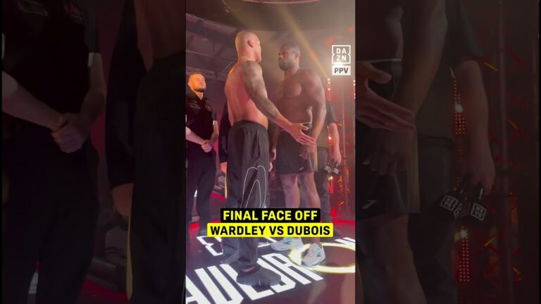 THE FINAL FACE-OFF BETWEEN FABIO WARDLEY AND DANIEL DUBOIS!!🔥🔥 #shorts