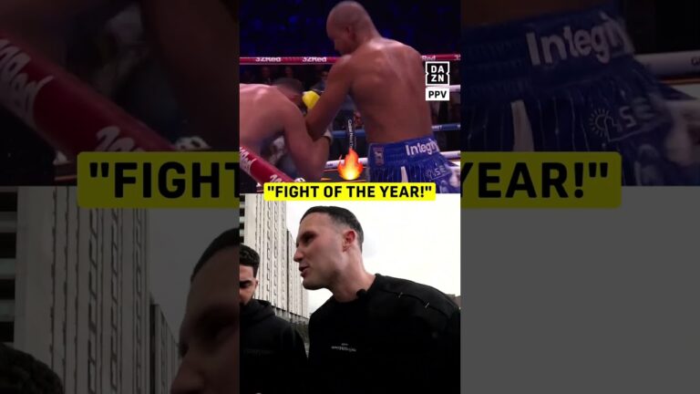 Gymskin, Aitch & Tays just said Wardley vs Dubois will be FOTY 😱