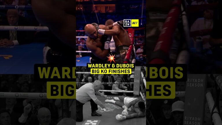 When Fabio Wardley and Daniel Dubois land, they land big! Don’t blink 😉