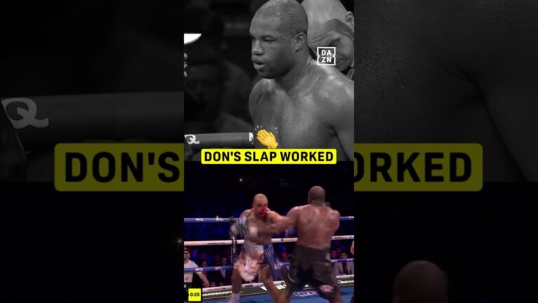 Don Charles woke up a beast in Daniel Dubois with those slaps 😮‍💨