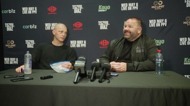 Nikita Tszyu vs Oscar Diaz | FULL Post-Fight Press Conference 🎤 “I didn’t want to do a dirty thing”