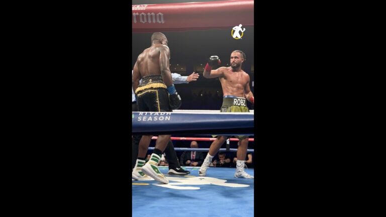 They exchanged words DURING the fight !? 😵‍💫