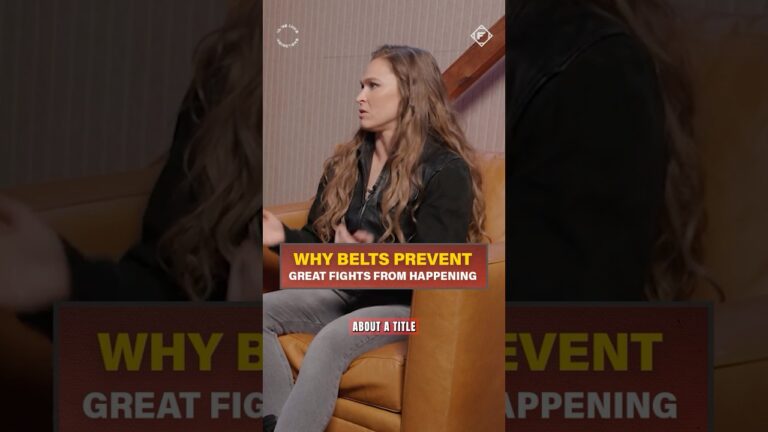 Ronda Rousey wants YOU, the fans, to be a part of matchmaking 👀
