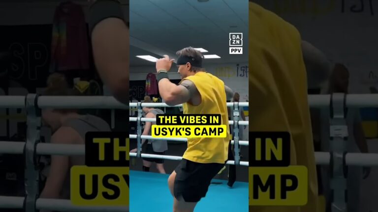 Usyk is fight ready & feeling the rhythm 🕺🔥