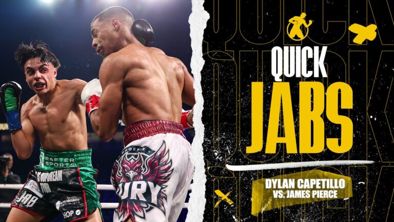 Quick Jabs | Dylan Capetillo vs. James Pierce | Two hungry fighters, one explosive showdown. 🥊🔥