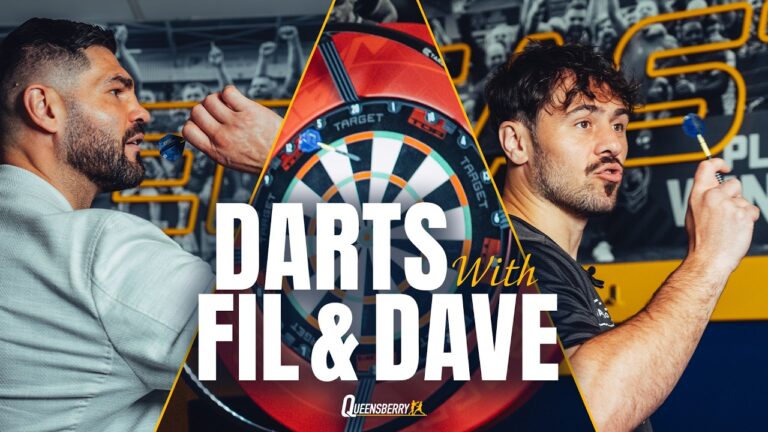 DARTS WITH FIL AND DAVE | Dave Allen and Filip Hrgovic Fight Week Press Conference