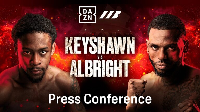 KEYSHAWN DAVIS VS. NAHIR ALBRIGHT PRESS CONFERENCE LIVESTREAM