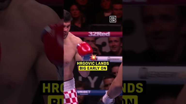 Filip Hrgovic went straight to work with his right hand in round 1 against Joe Joyce 😤