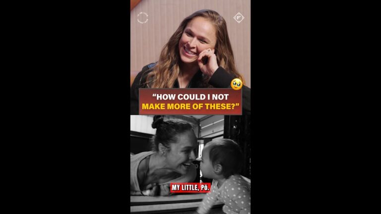 Ronda Rousey had a few extra little helpers in the gym getting her ready for #RouseyCarano