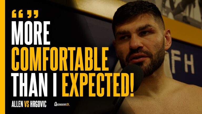 Filip Hrgovic reacts to DEVASTATING KO win over Dave Allen 🔥