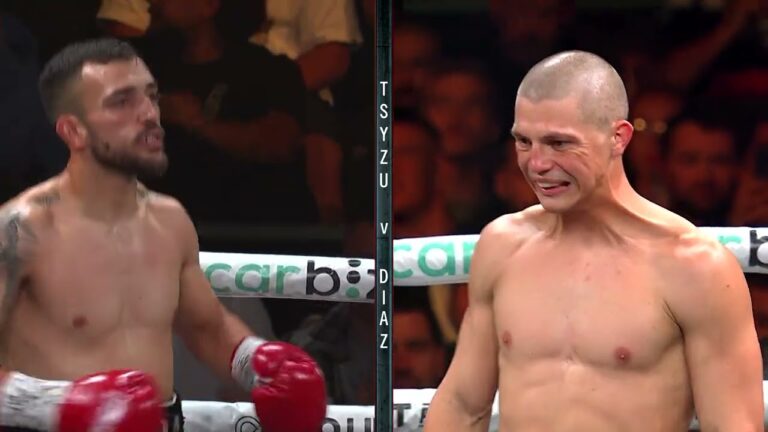 Nikita Tszyu vs Oscar Diaz | FULL FIGHT and Corner Stoppage