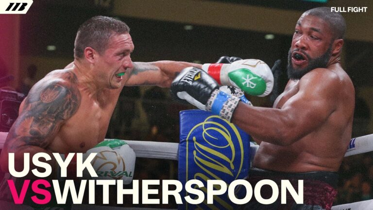 Oleksandr Usyk v Chazz Witherspoon | Full Fight | Matchroom Boxing