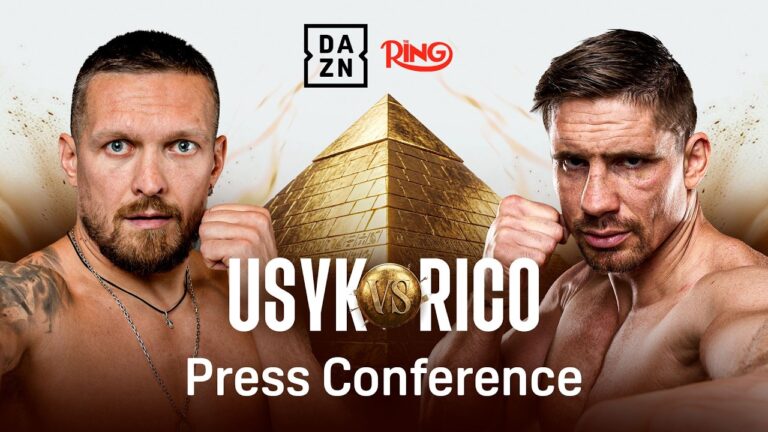 OLEKSANDR USYK VS. RICO VERHOEVEN PRESS CONFERENCE LIVESTREAM