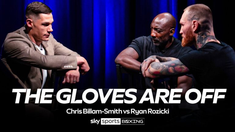 THE GLOVES ARE OFF! | Chris Billam-Smith v Ryan Rozicki