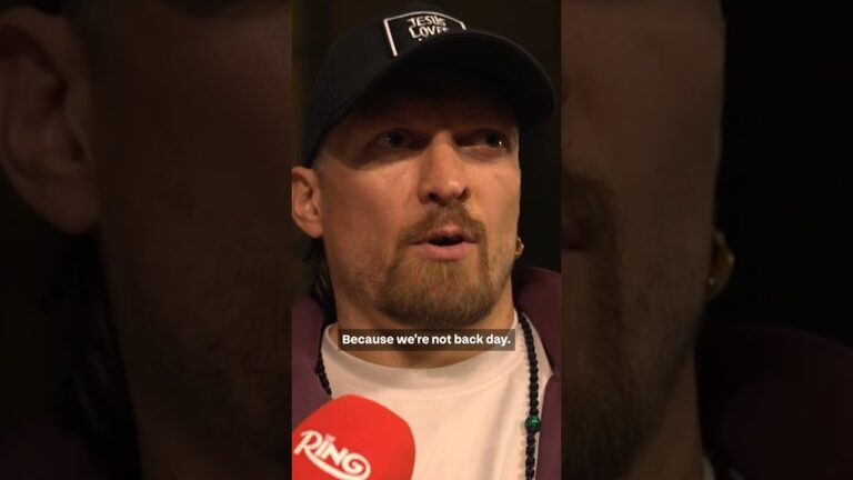 “I Cherish Every Day!” – Oleksandr Usyk’s Inspirational Speech After Rico Verhoeven Weigh In