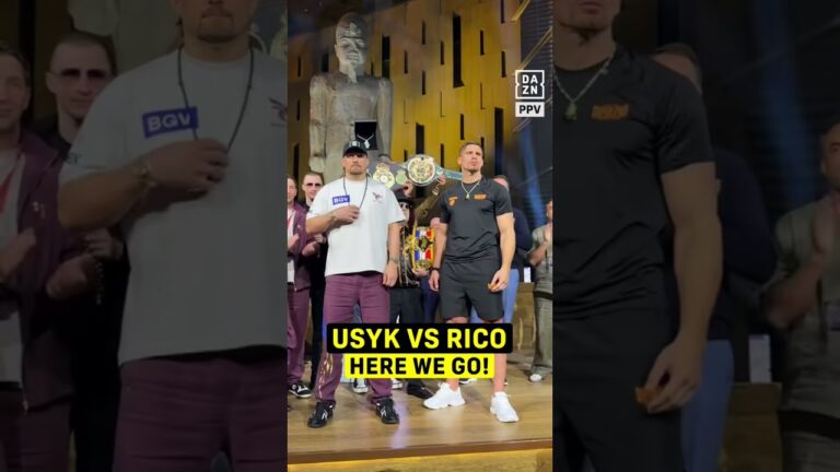 Tomorrow night, live on DAZN, Usyk & Rico GO AT IT 💥