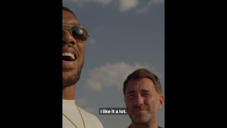 Anthony Joshua And Eddie Hearn Discuss Potential New Boxing Nickname 😂