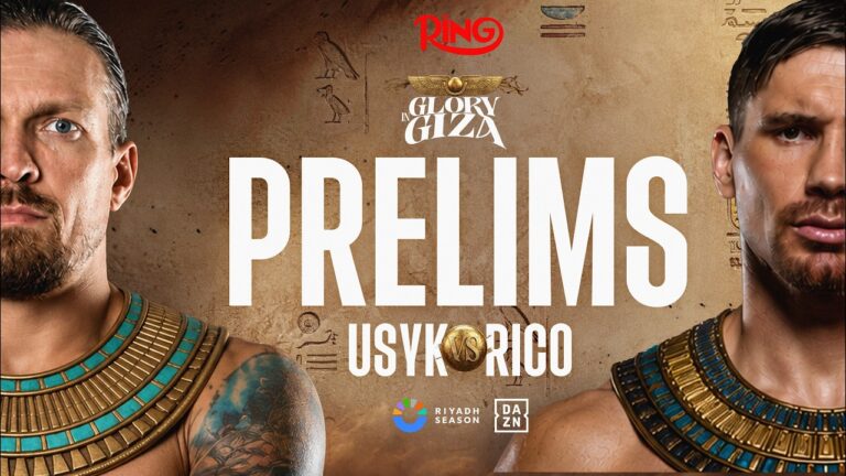 Oleksandr Usyk Vs Rico Verhoeven Prelims, 4 Live Fights | Matchroom Boxing