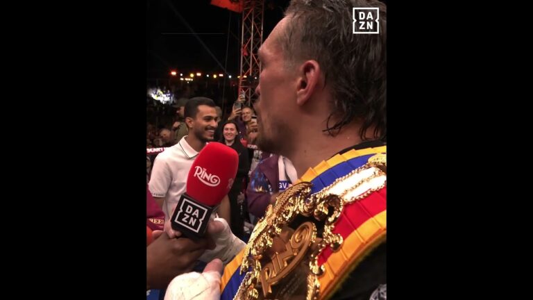 This Oleksandr Usyk tribute to his wife ❤️