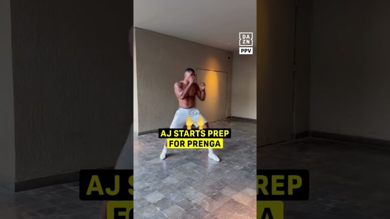 Anthony Joshua is already fit & firing for his ring return in July, live exclusively on DAZN 🔥
