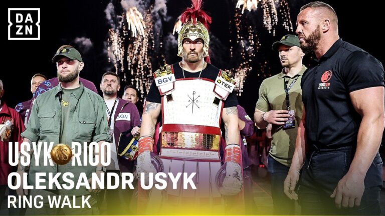 Oleksandr Usyk’s Ring Walk | Glory in Giza | Oleksandr Usyk vs. Rico Verhoeven