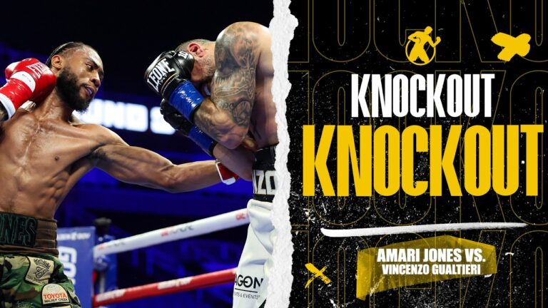 KO | Amari “The Reaper” Jones vs. Vincenzo “Il Capo” Gualtieri | Statement made!