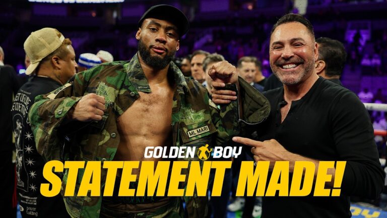 Amari Jones and Oscar De La Hoya | Post-Fight Interview