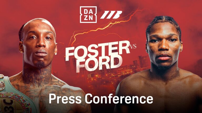 O’SHAQUIE FOSTER VS. RAY FORD PRESS CONFERENCE LIVESTREAM