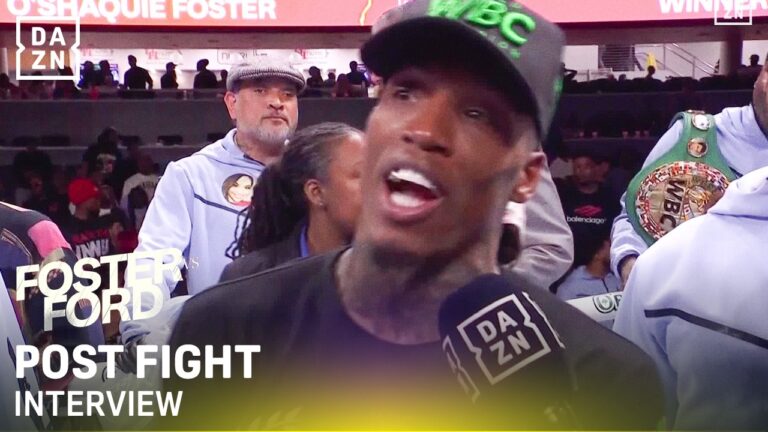 Who is next for O’Shaquie Foster? Shakur? Navarrete? | Post Fight Interview