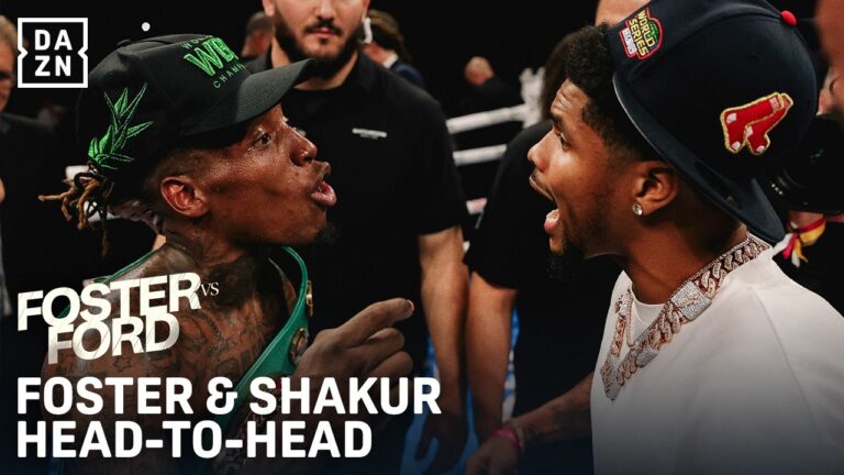 O’Shaquie Foster and Shakur Stevenson go at it in the ring!