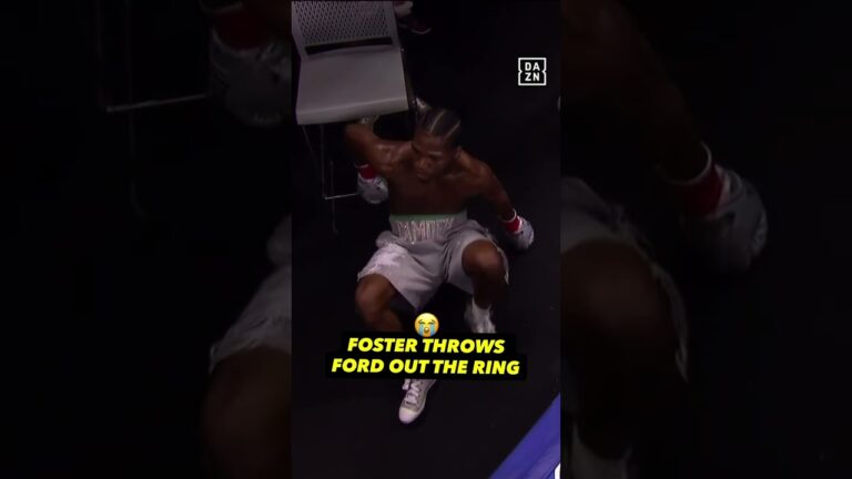 WHAT WAS THAT? FOSTER TOSSES RAY FORD OUT THE RING 😭