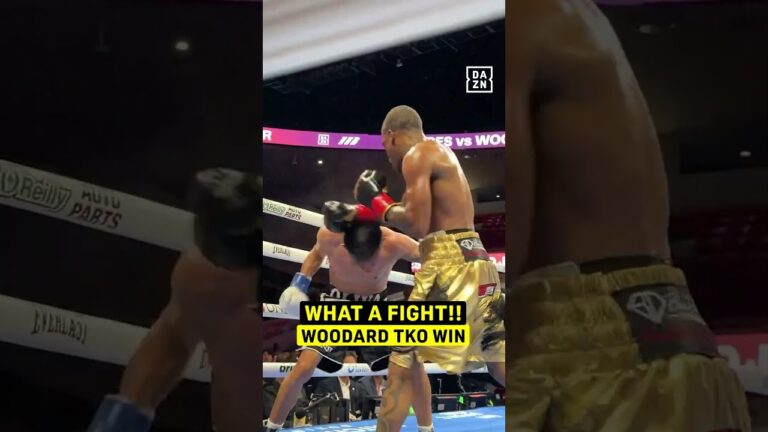 WHAT A FIGHT!!! WOODARD JR. STOPS MIGUEL FLORES 🙌