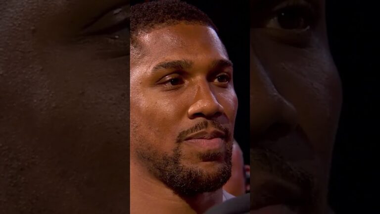 First Face Off: Anthony Joshua Vs Kristian Prenga