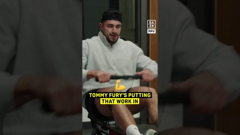 Tommy Fury is looking strong in his preparation to face Eddie Hall 🧨 #BeautyVsTheBeast