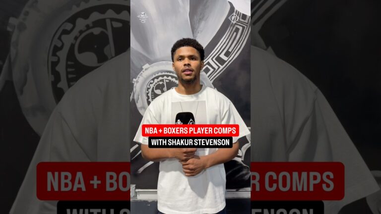 Shakur Stevenson aced this NBA to boxing question 🥊🔥