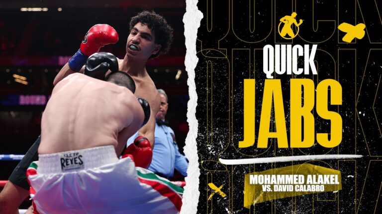 Quick Jabs | Mohammed Alakel vs. David Calabro | The Saudi sensation continues to rise. 🇸🇦🔥