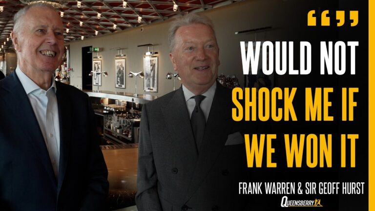 ‘Wouldn’t be shocked if England WIN IT!” Sir Geoff Hurst and Frank Warren relive World Cup memories