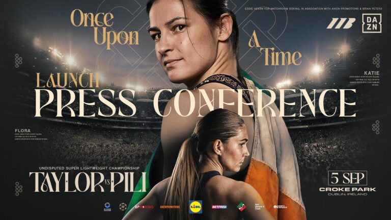 Katie Taylor vs Flora Pili Croke Park Launch Press Conference | Matchroom Boxing