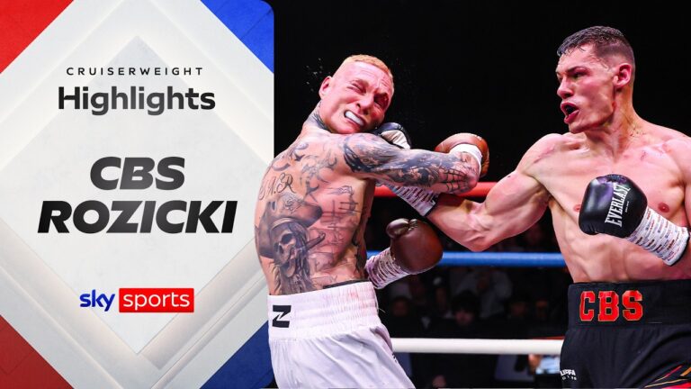 CBS secures TKO win over Rozicki in EPIC battle! | Billam-Smith v Rozicki | HIghlights
